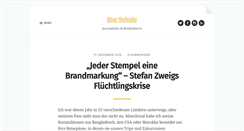 Desktop Screenshot of hurra-blog.de